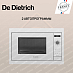 Купить Встраиваемая микроволновая печь De Dietrich DME4310W preview 1