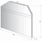 Декоративная настенная панель De Dietrich CHD590Xe1