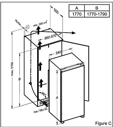 Встраиваемый холодильник De Dietrich DRL774LJ