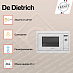 Купить Встраиваемая микроволновая печь De Dietrich DME4310W preview 4