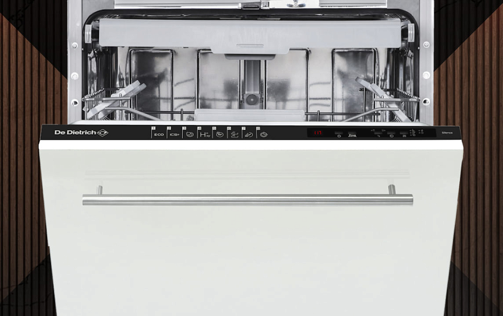 Схема встраивания для посудомоечной машины De Dietrich DVH1323J